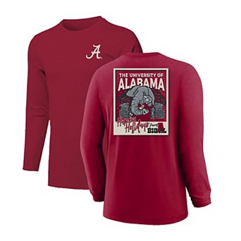 Youth Crimson Alabama Crimson Tide Snowy Polaroid Long Sleeve T-Shirt