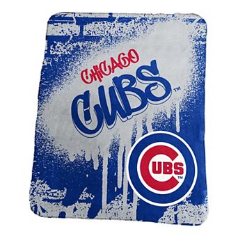 Logo Brands Chicago Cubs 50" x 60" Classic Graffiti Fleece Throw Blanket