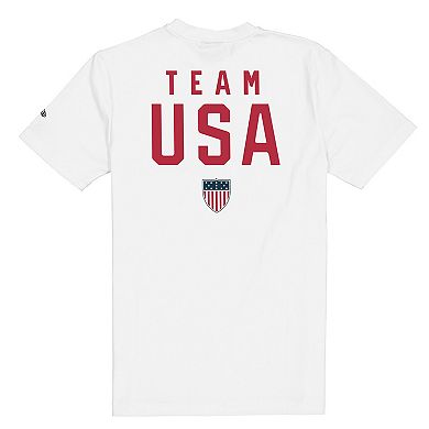 Men's New Era White Team USA Ice Cold T-Shirt