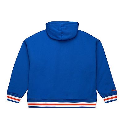 Men's Mitchell & Ness Blue New York Knicks Throw It Back Quilted