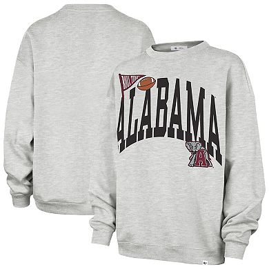 Women's '47 Gray Alabama Crimson Tide Icon Fleece Sweatshirt