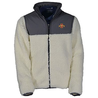 Youth Garb Charcoal Iowa State Cyclones Full-Zip Teddy Sherpa Jacket