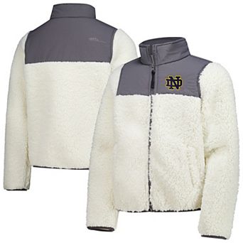 Youth Garb Charcoal Notre Dame Fighting Irish Teddy Sherpa Jacket