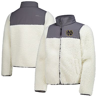 Youth Garb Charcoal Notre Dame Fighting Irish Teddy Sherpa Jacket