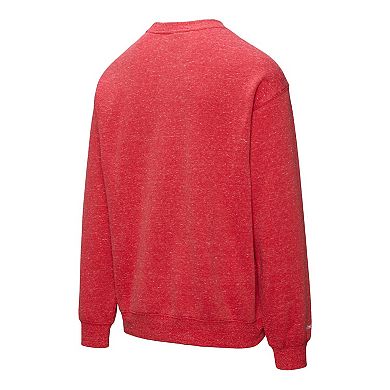 Men's Mitchell & Ness Red Chicago Bulls Throw It Back Fleece Sweatshirt