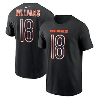 Men's Nike Caleb Williams Black Chicago Bears Carbon Name & Number T-Shirt