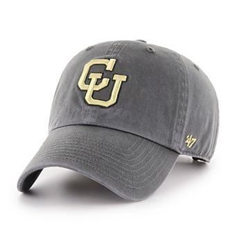 Men's '47 Charcoal Colorado Buffaloes College Vault Clean Up Adjustable Hat