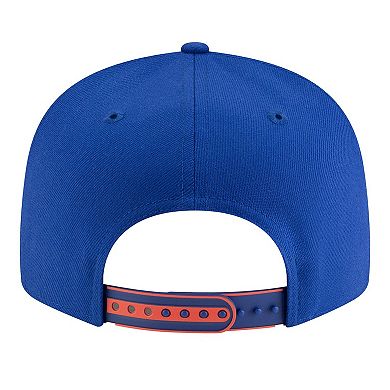 Youth New Era White/Blue New York Knicks 2025 NBA Tip Off Split Panel 9FIFTY Snapback Hat