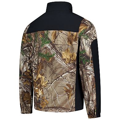 Men's Dunbrooke Camo Milwaukee Brewers Hunter Softshell Realtree Full-Zip Jacket