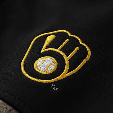 Men's Dunbrooke Camo Milwaukee Brewers Hunter Softshell Realtree Full-Zip Jacket