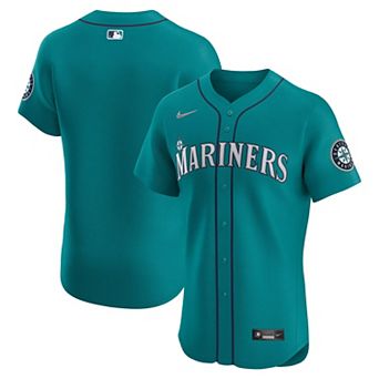 Men's Nike Teal Seattle Mariners Alternate Elite Jersey