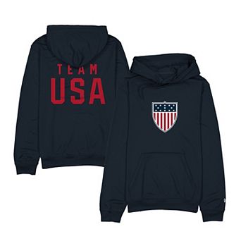 Men's New Era Navy Team USA Fleece Hoodie