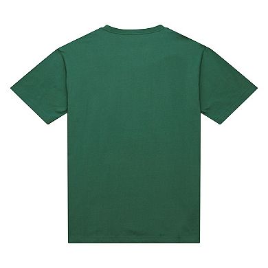 Men's Mitchell & Ness Green Milwaukee Bucks Hardwood Classics Throw It Back Premium T-Shirt