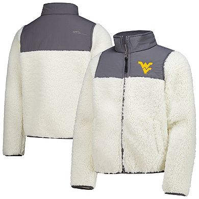 Youth Garb Charcoal West Virginia Mountaineers Teddy Sherpa Jacket