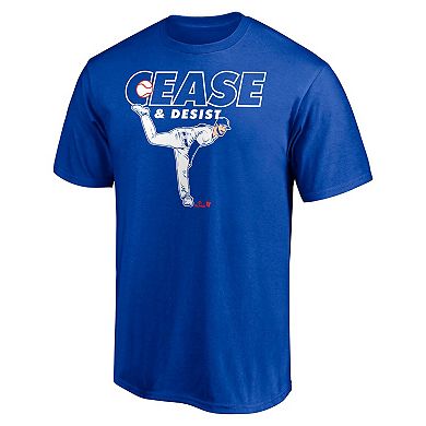 Unisex BreakingT Dylan Cease Royal Toronto Blue Jays Cease And Desist T-Shirt