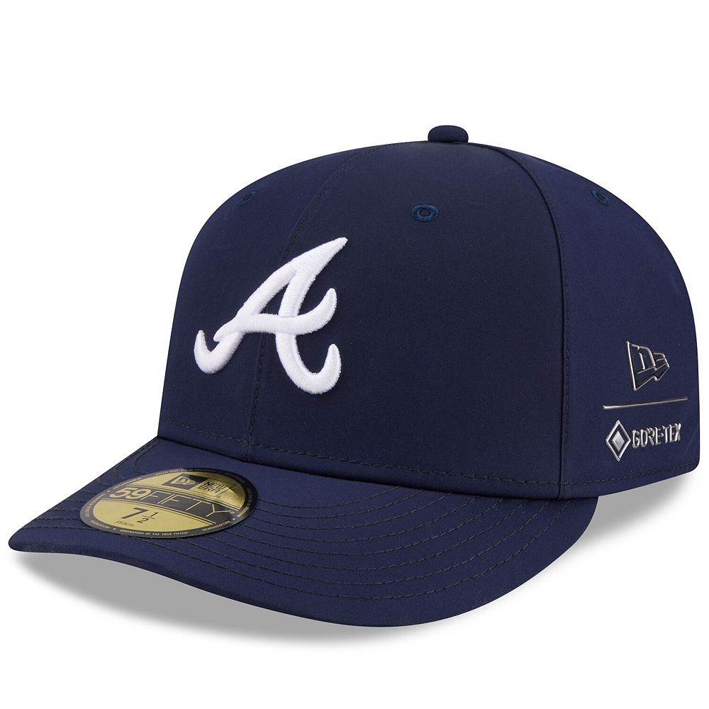 Men's New Era x GORE-TEX Navy Atlanta Braves 59FIFTY Fitted Hat
