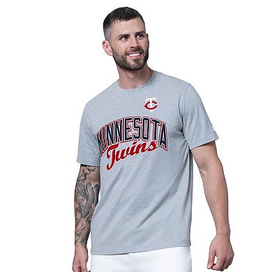 Men's Starter Navy/Heather Gray Minnesota Twins Two-Pack T-Shirt Set