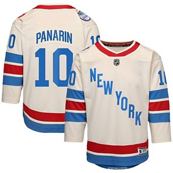 Youth Outerstuff Artemi Panarin White New York Rangers 2026 NHL Winter Classic Premier Jersey