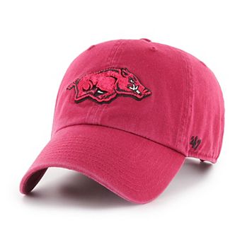 Men's '47 Cardinal Arkansas Razorbacks Clean Up Adjustable Hat