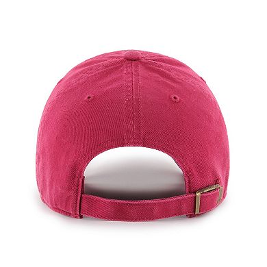 Men's '47 Cardinal Arkansas Razorbacks Clean Up Adjustable Hat