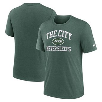 Men's Nike Green New York Jets The City Never Sleeps Tri-Blend T-Shirt