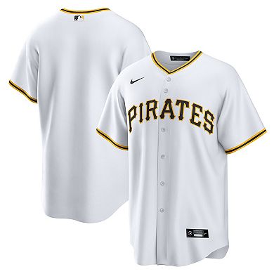 Men's Nike White Pittsburgh Pirates Home Big & Tall Replica Jersey