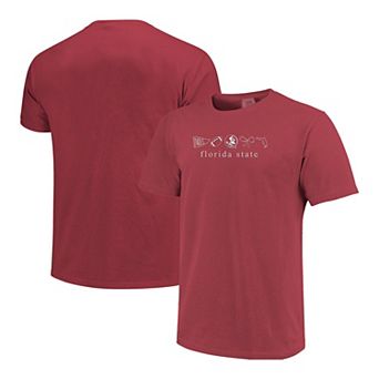 Women's Garnet Florida State Seminoles Comfort Colors T-Shirt