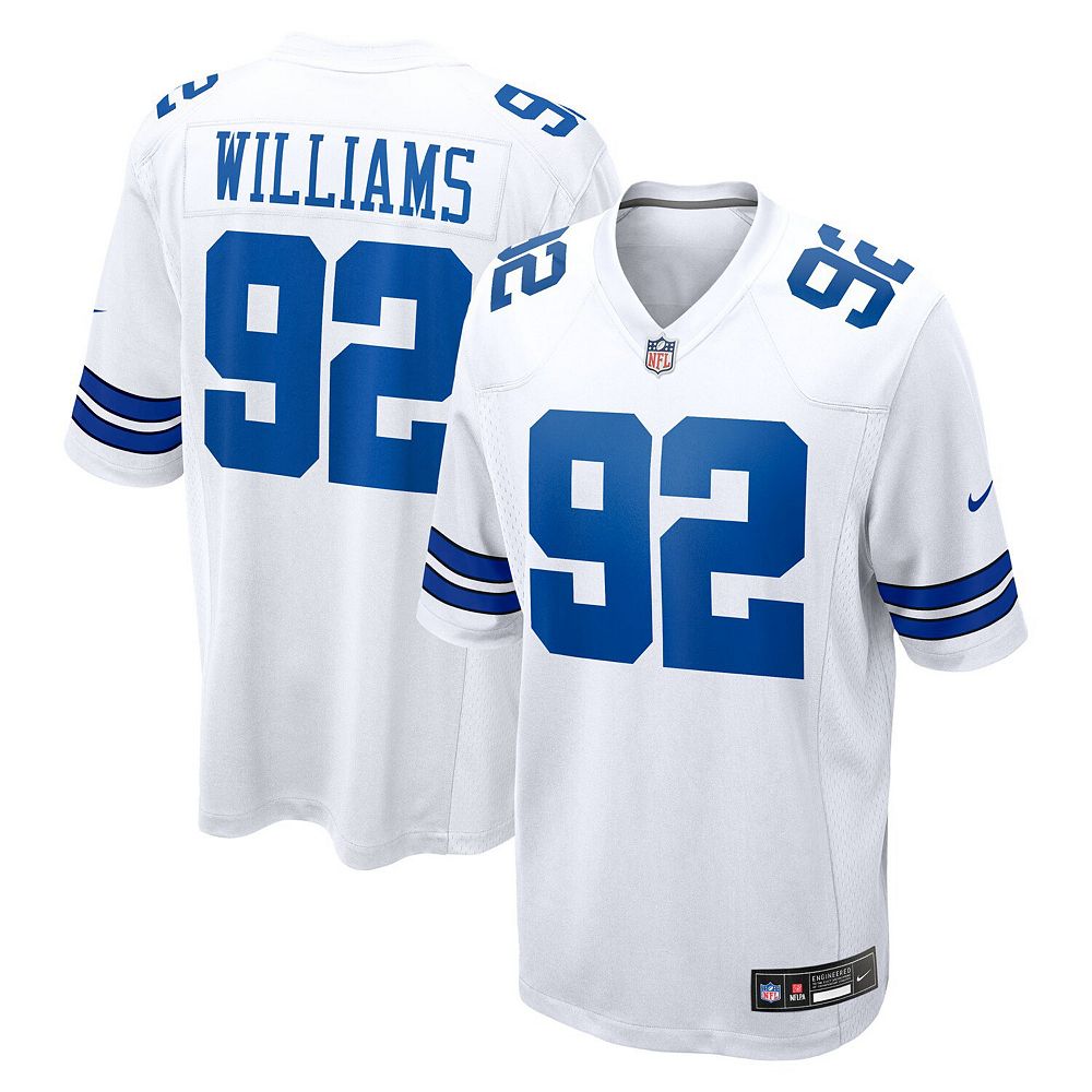 Men's Nike Quinnen Williams White Dallas Cowboys Game Jersey
