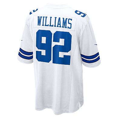 Men's Nike Quinnen Williams White Dallas Cowboys Game Jersey