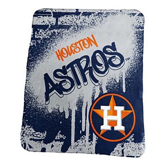 Logo Brands Houston Astros 50" x 60" Classic Graffiti Fleece Throw Blanket