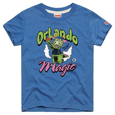 Youth Homage Blue Orlando Magic The Right Stuff Tri-Blend T-Shirt