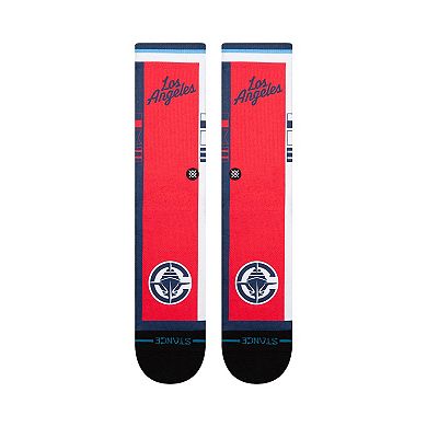 Stance LA Clippers 2025/26 Statement Edition Crew Socks