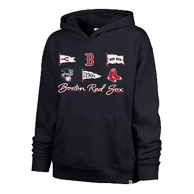 Women's '47 Navy Boston Red Sox Bow & Banners Naomi Hoodie