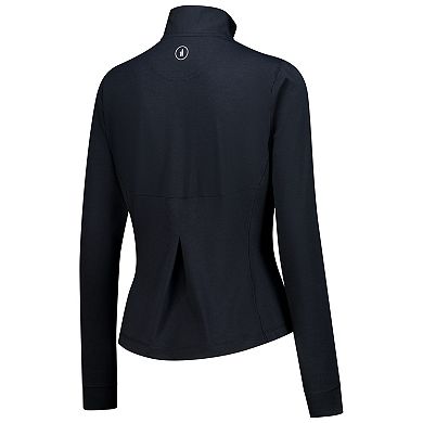 Women's johnnie-O Black Ohio State Buckeyes Susie Half-Zip Pullover