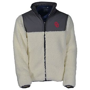 Youth Garb Charcoal Oklahoma Sooners Teddy Sherpa Jacket