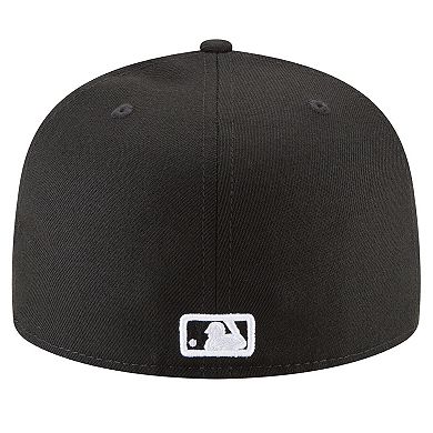 Men's New Era Black Los Angeles Dodgers 2024/25 Back-to-Back Champions Diamond Side Patch 59FIFTY Fitted Hat