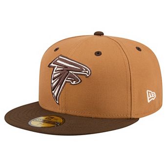 Men's New Era Light Brown/Dark Brown Atlanta Falcons Two-Tone Walnut 59FIFTY Fitted Hat