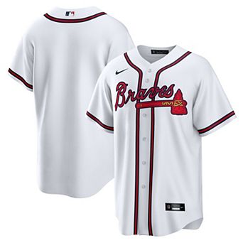 Men's Nike White Atlanta Braves Home Big & Tall Replica Jersey