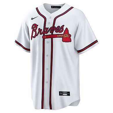 Men's Nike White Atlanta Braves Home Big & Tall Replica Jersey