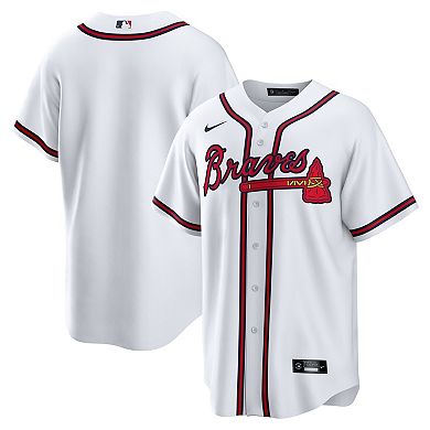 Men's Nike White Atlanta Braves Home Big & Tall Replica Jersey