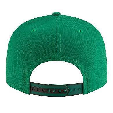 Youth New Era White/Kelly Green Boston Celtics 2025 NBA Tip Off Split Panel 9FIFTY Snapback Hat