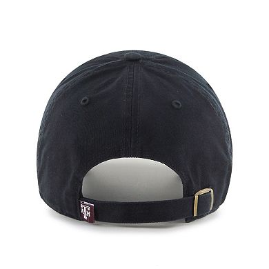 Men's '47 Black Texas A&M Aggies Clean Up Adjustable Hat