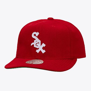 Unisex Red Chicago White Sox Vintage Fit Melton Wool Adjustable Hat