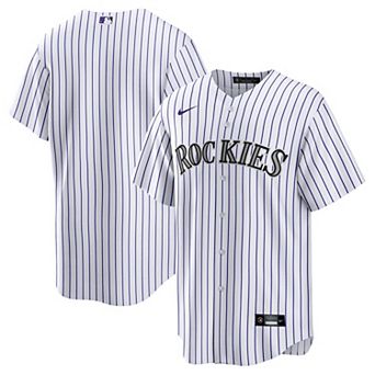 Men's Nike White Colorado Rockies Home Big & Tall Replica Jersey