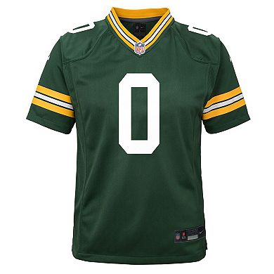 Youth Nike Matthew Golden Green Green Bay Packers Team Game Jersey
