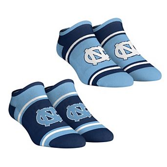 Unisex Rock Em Socks North Carolina Tar Heels 2-Pack Color Block Low Cut Socks Set