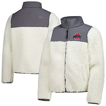 Youth Garb Charcoal Ohio State Buckeyes Teddy Sherpa Jacket