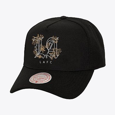 Unisex Mitchell & Ness Black LAFC Playmaker Pro Pinch Snapback Hat