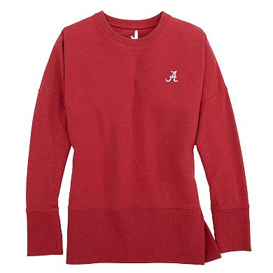 Women's johnnie-O Crimson Alabama Crimson Tide Brittany Tri-Blend Sweatshirt