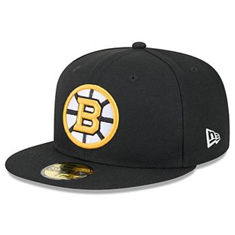 Men's New Era Black Boston Bruins Core 59FIFTY Fitted Hat